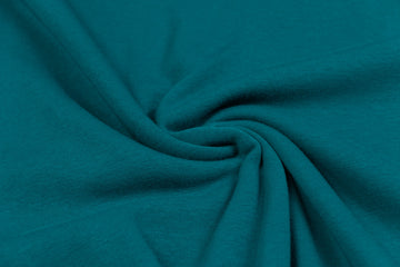 Leichtes Alpenfleece, uni, petrol, 0,5 m